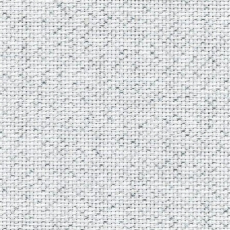 Zweigart, Aida 18 Ct, 7 X/cm 110 cm # 017 Blanc lam argent